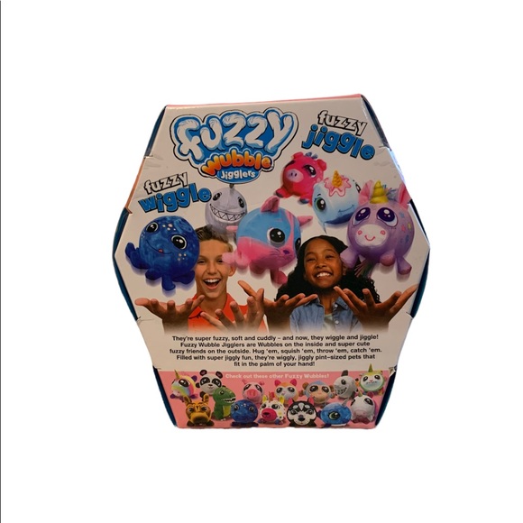 Fuzzy Wubble Jigglers Sprinkles the Narwhal - Picture 4 of 6